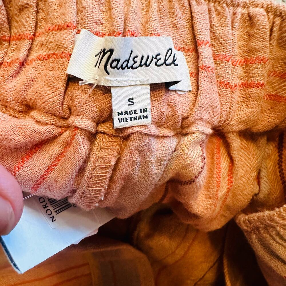 Madewell Striped Shorts Small - Picture 3 of 4